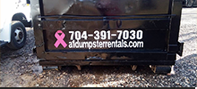 Dumpster rental in North Carolina and South Carolina